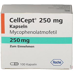 Cellcept 250 mg capsule ( mycophenolate mofetile ) 100 capsules